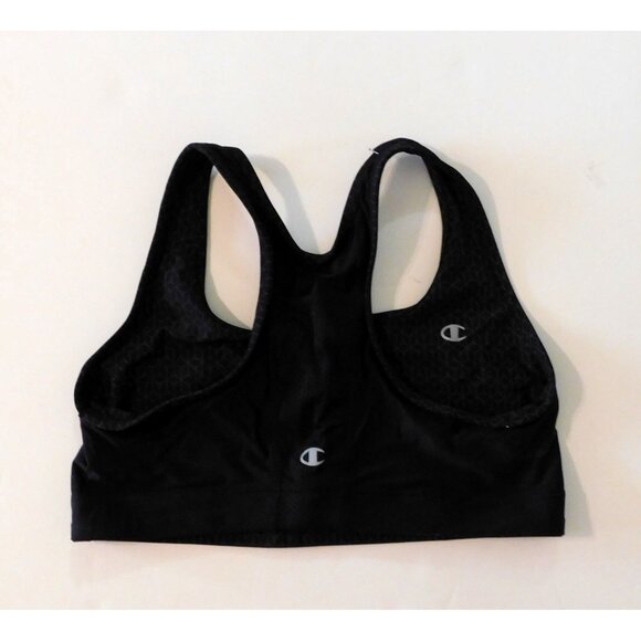 Champion Sports Bra Reversible Racerback XL Black Gray Double Dry Active Wear - Picture 8 of 8